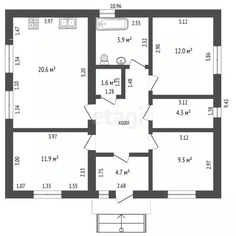 Дом в Московская область, Коломна городской округ, с. Пирочи ул. ... - Фото 2