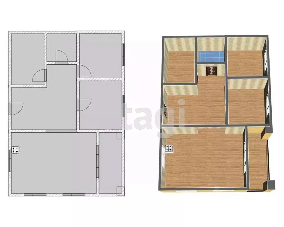 Дом в Калужская область, Калуга городской округ, д. Жерело 28 (90 м) - Фото 2