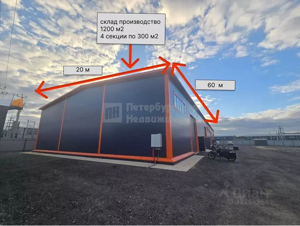 Склад в Ленинградская область, Ломоносовский район, Аннинское ... - Фото 2