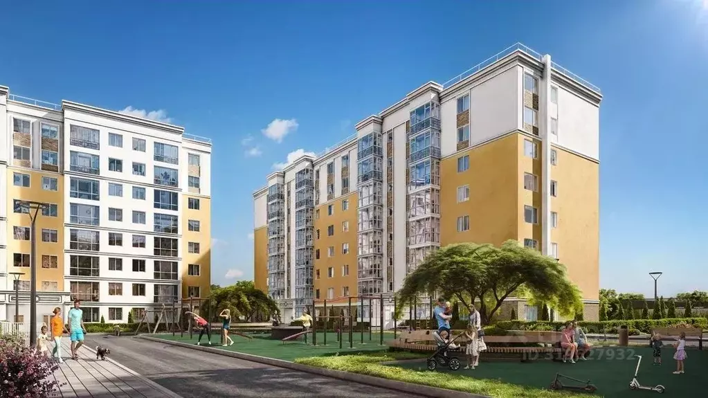 1-к кв. Крым, Феодосия ш. Симферопольское, 48к1 (38.0 м) - Фото 1