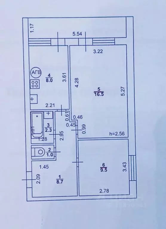 2-к кв. Саратовская область, Вольск ул. Балтицкого, 51А (46.0 м) - Фото 1