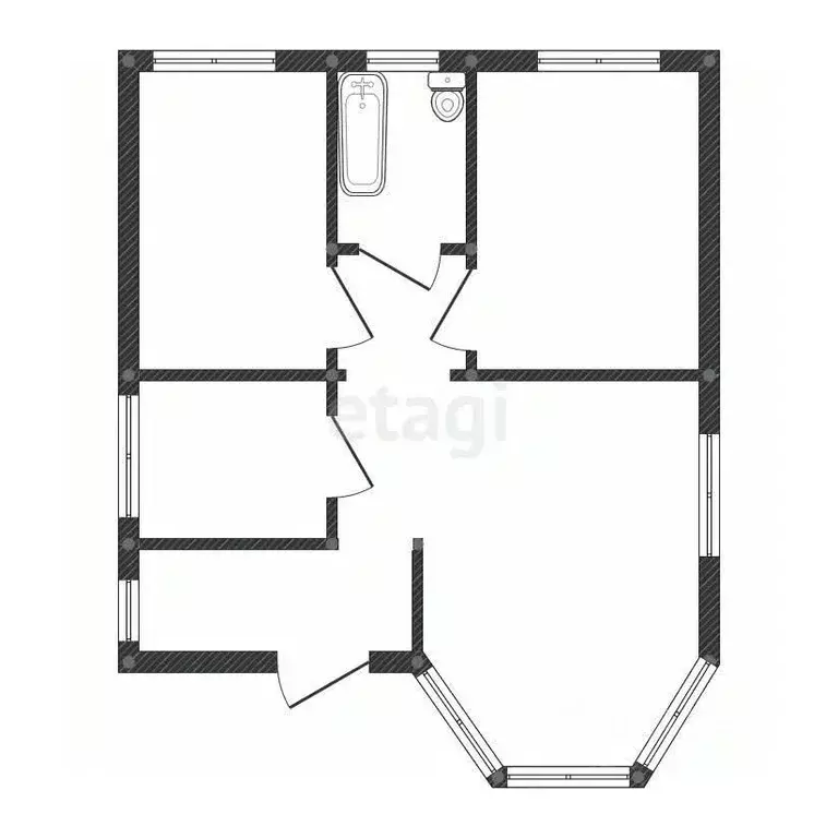 Дом в Башкортостан, Уфа пер. 2-й Звонкий, 5 (90 м) - Фото 2