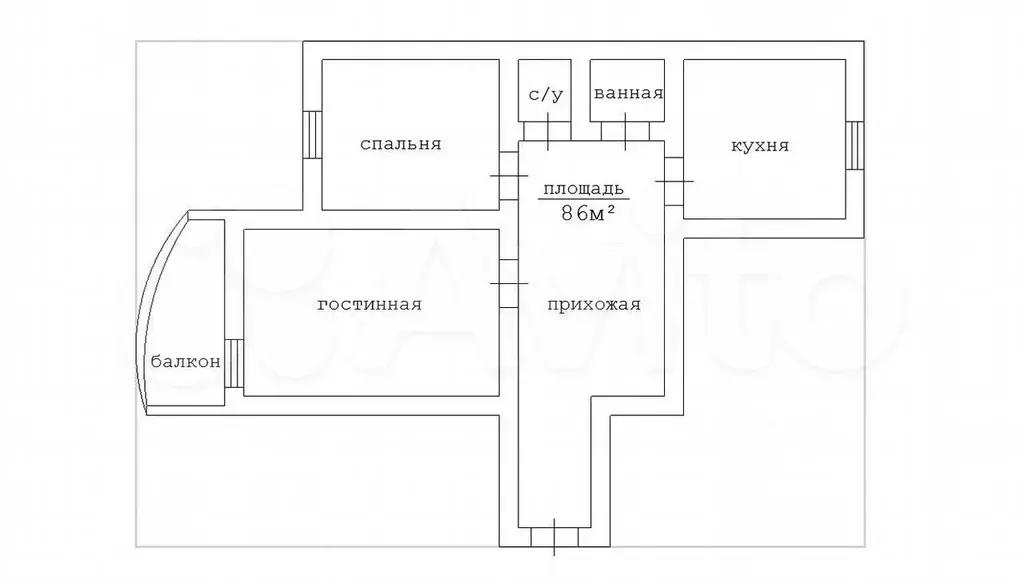 2-к. квартира, 86 м, 13/13 эт. - Фото 0