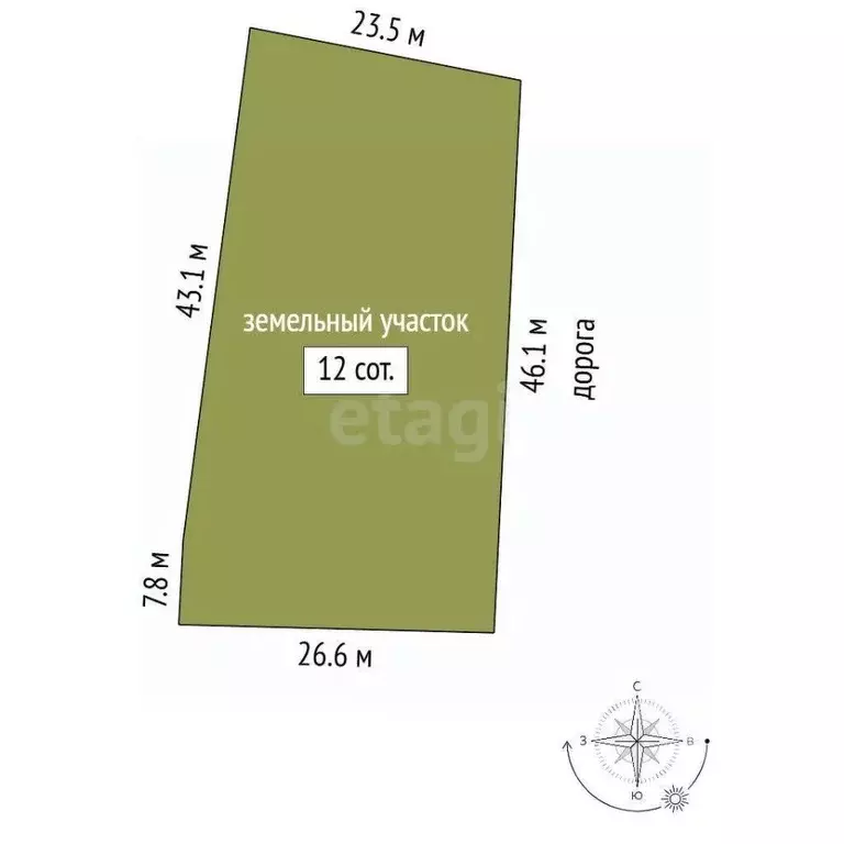 Участок в Крым, Симферопольский район, Трудовское с/пос, Родничок СНТ ... - Фото 2