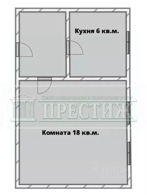 1-к кв. Ивановская область, Шуя ул. 2-я Юрчаковская, 14 (31.0 м) - Фото 1