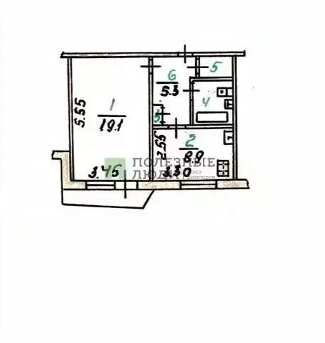 1-к кв. Орловская область, Орел ул. Машкарина, 14 (37.9 м) - Фото 2