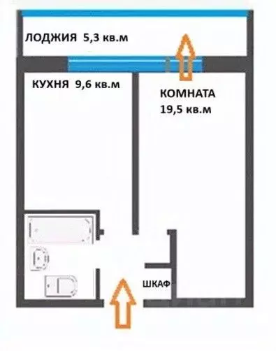 1-к кв. Москва, Москва, Троицк В мкр, 5 (40.0 м) - Фото 1