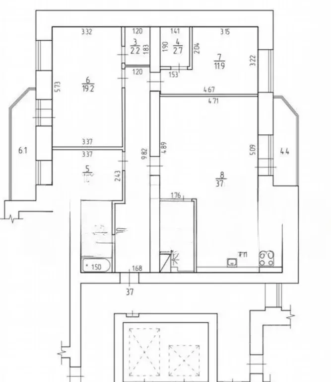 4-к кв. Санкт-Петербург ул. Савушкина, 134К1 (104.0 м) - Фото 0