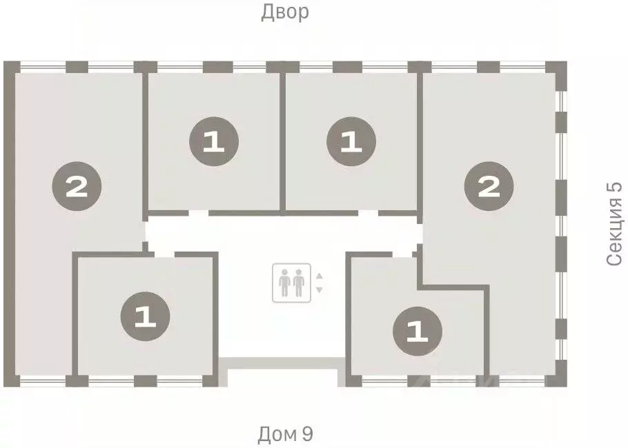 1-к кв. Тюменская область, Тюмень Причальная ул., 7 (35.55 м) - Фото 1