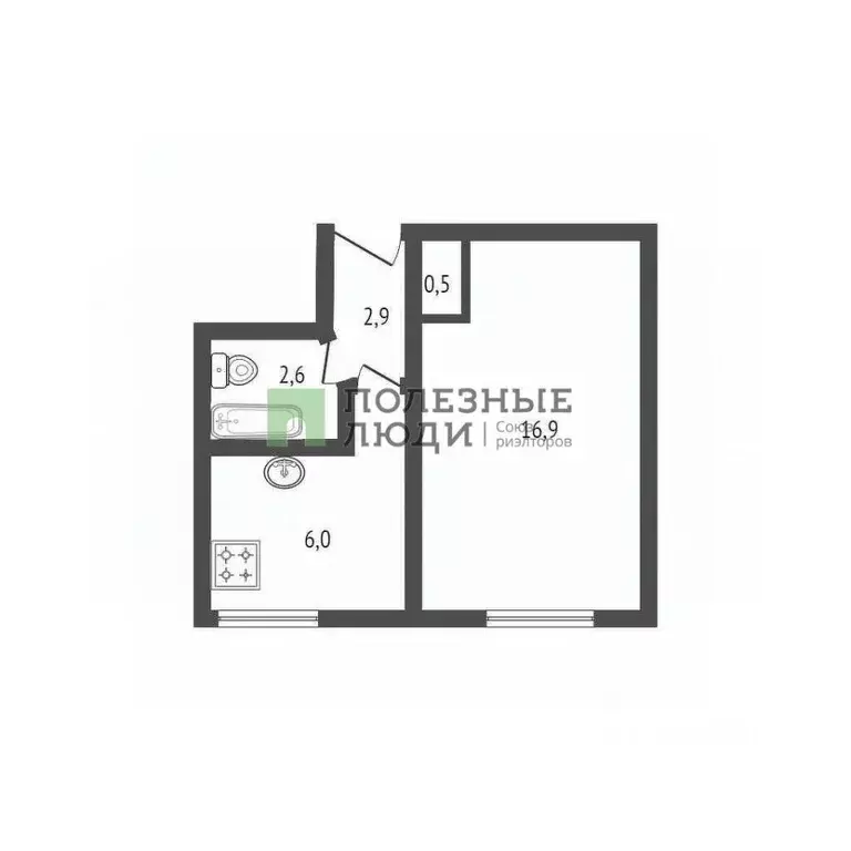 1-к кв. Севастополь, Севастополь, Инкерман г. ул. Менжинского, 19 ... - Фото 1