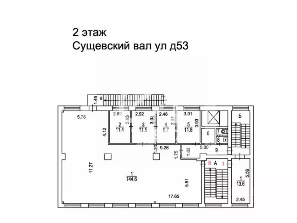 Помещение свободного назначения в Москва ул. Сущевский Вал, 53 (216 м) - Фото 2