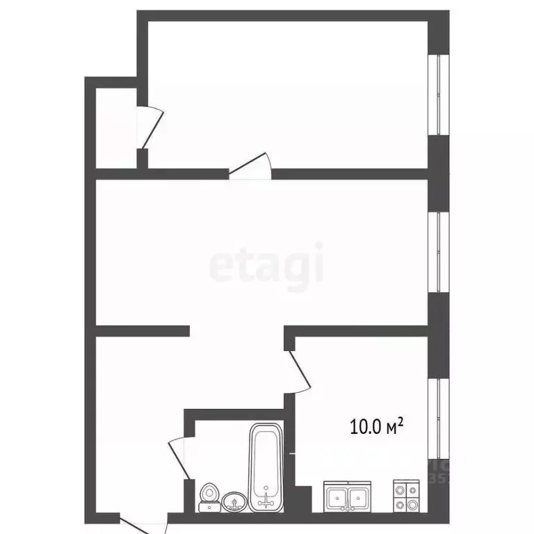 2-к кв. Ставропольский край, Железноводск ул. Ленина (43.0 м) - Фото 0