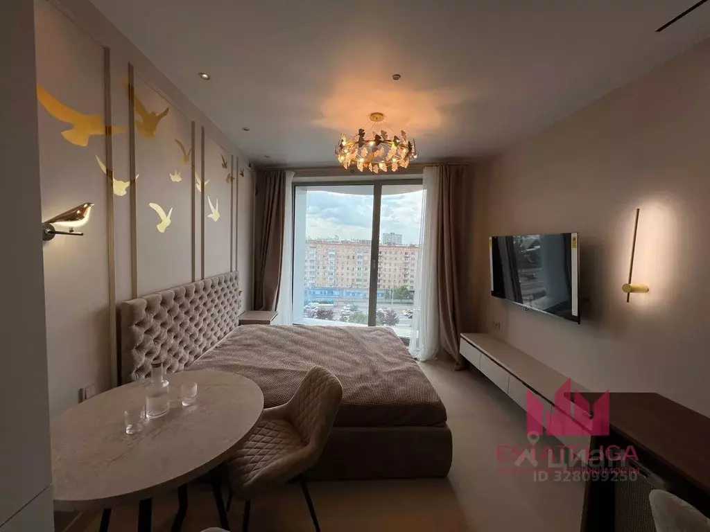 Студия Москва ул. Даниловский Вал, 1А (34.0 м) - Фото 1