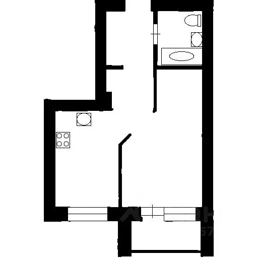 1-к кв. Башкортостан, Уфимский район, с. Михайловка ул. Сливовая, 4 ... - Фото 2