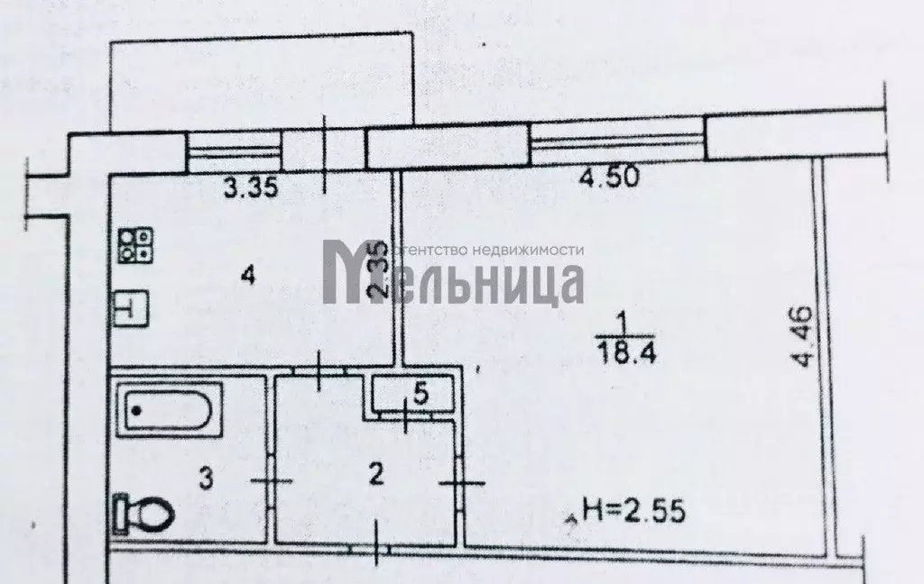 1-к кв. Волгоградская область, Волгоград ул. Салтыкова-Щедрина, 5 ... - Фото 1