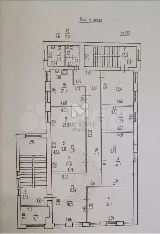 Офисный блок 268 кв.м. в 5 мин. от Метро - Фото 0