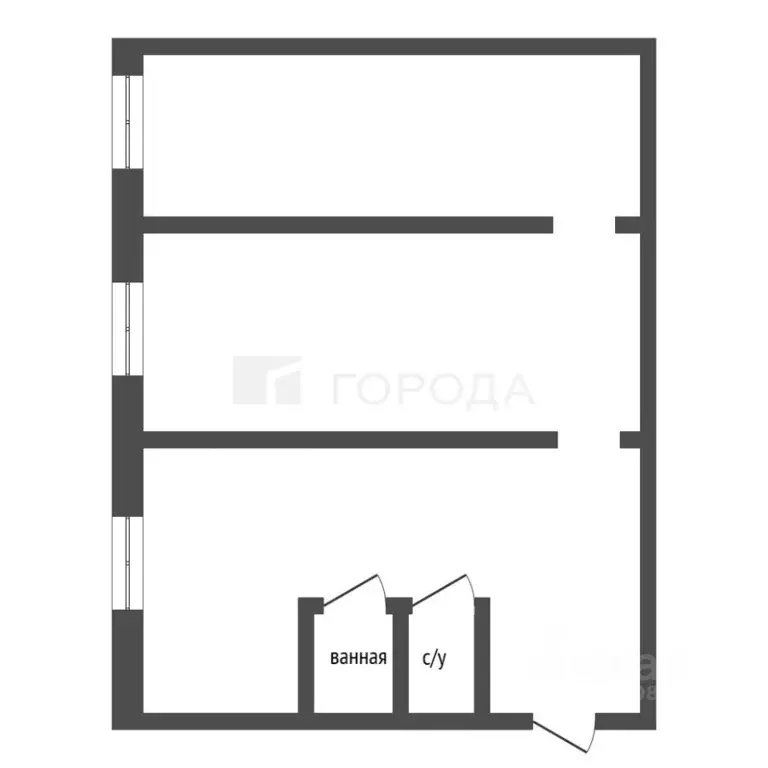 2-к кв. Кемеровская область, Новокузнецк ул. Тореза, 74 (44.3 м) - Фото 2