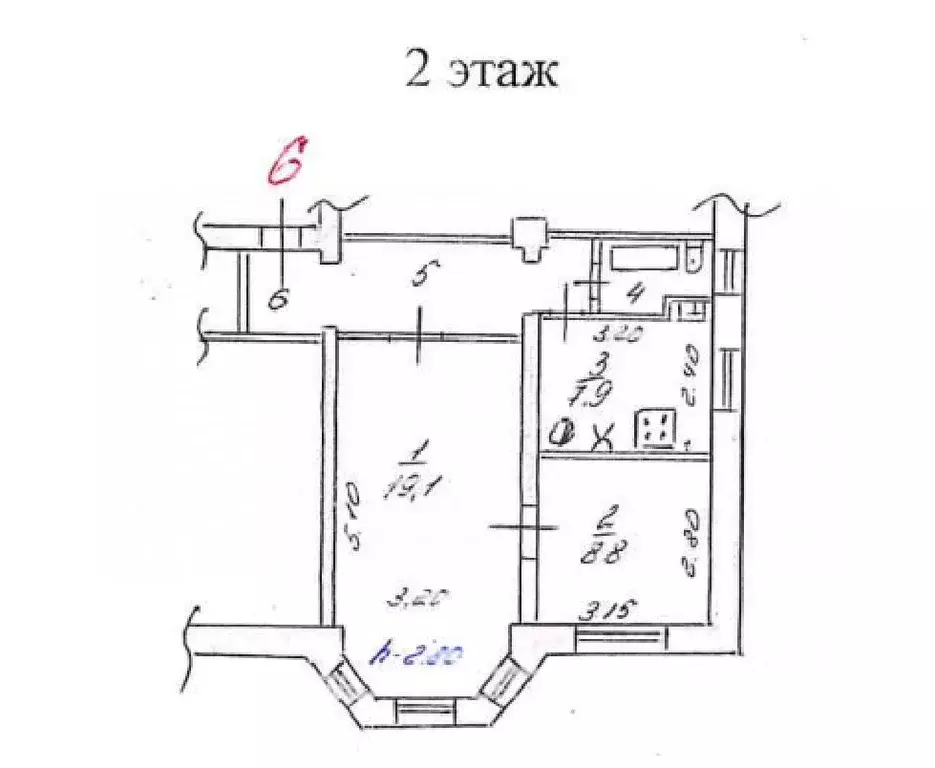 2-к кв. Воронежская область, Воронеж Одесская ул., 21 (49.0 м) - Фото 1