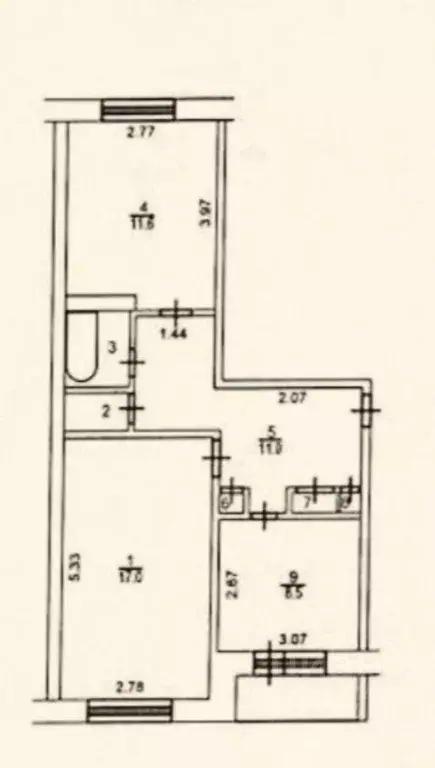 2-к кв. Ленинградская область, Никольское Тосненский район, ... - Фото 1