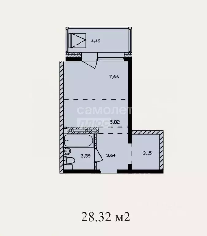 1-к кв. Иркутская область, Иркутск ул. Красный Путь, 63 (29.0 м) - Фото 2