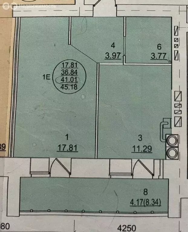 1-комнатная квартира: Йошкар-Ола, микрорайон Мирный, жилой комплекс ... - Фото 1