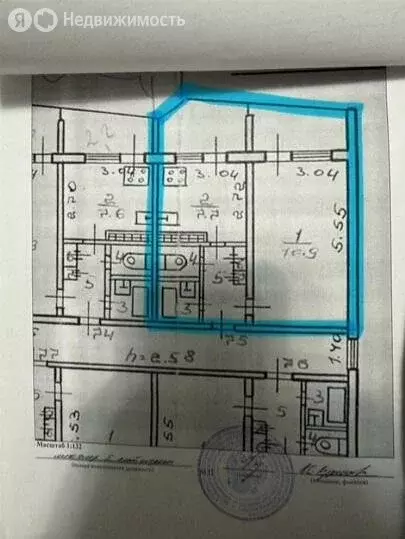 1-комнатная квартира: Воронеж, улица Владимира Невского, 28 (32.7 м) - Фото 0
