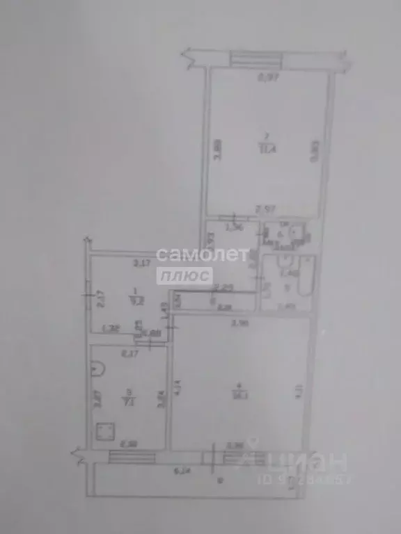 2-к кв. Тамбовская область, Тамбов городской округ, пос. Строитель, ... - Фото 2