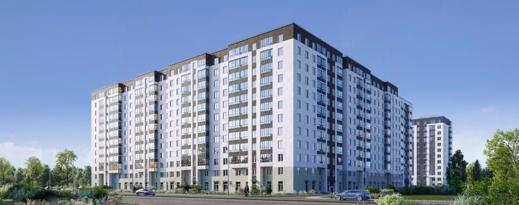 Студия Санкт-Петербург пос. Шушары, Клюква Парк жилой комплекс (25.2 ... - Фото 2