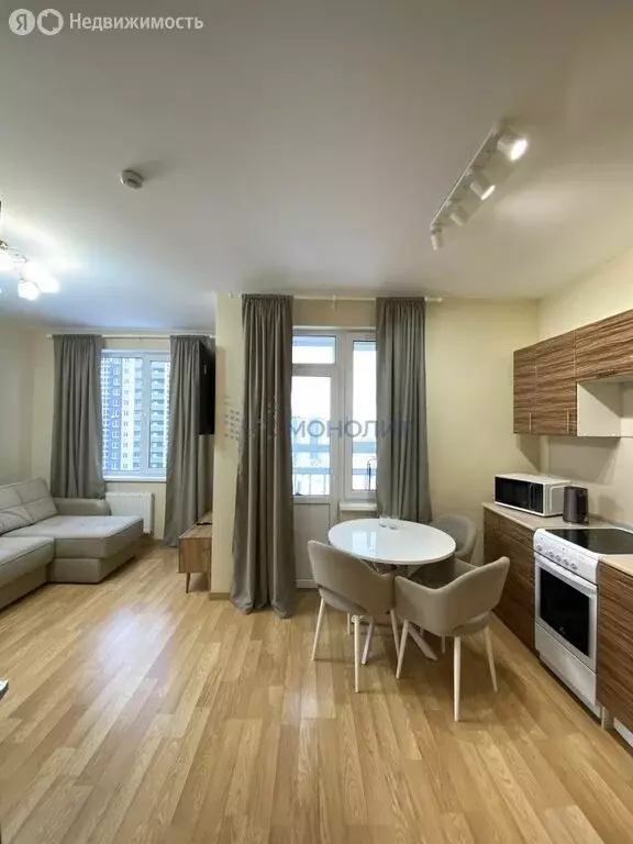 1-комнатная квартира: деревня Анкудиновка, Русская улица, 5 (37.8 м) - Фото 1