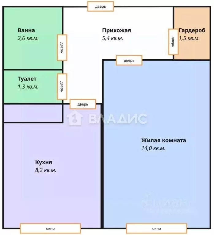 Квартира, 1 комната, 33 м - Фото 1