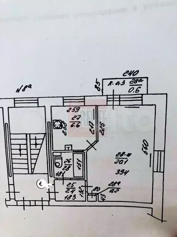 1-к. квартира, 32,7 м, 4/4 эт. - Фото 0