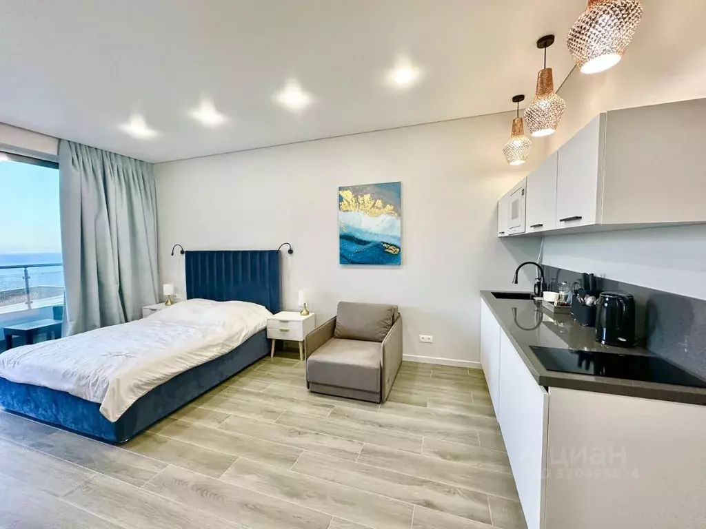 Студия Крым, Ялта муниципальный округ, Гурзуф пгт ул. Ялтинская, 14Е ... - Фото 1