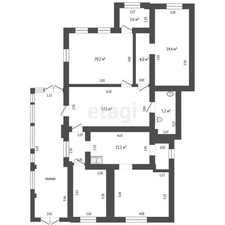 Дом в Воскресенск, Рудничная улица (130.5 м) - Фото 1