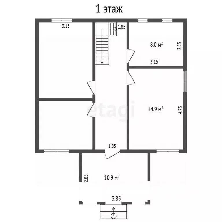 Дом в Калужская область, Калуга городской округ, д. Чижовка 75 (140 м) - Фото 1