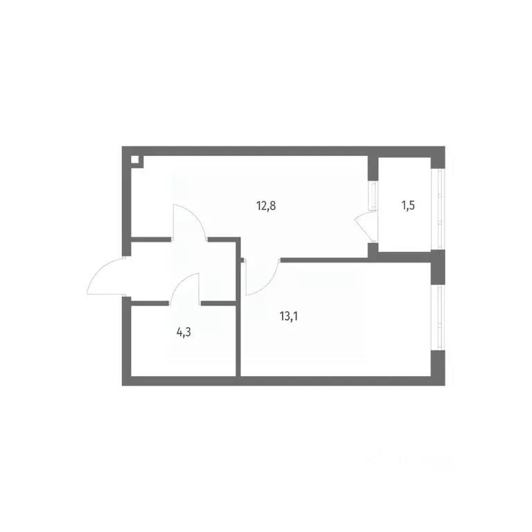 1-к кв. Калининградская область, Калининград пос. Лермонтовский, ул. ... - Фото 1