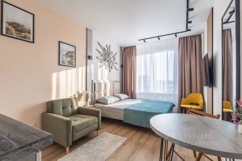 Студия Санкт-Петербург просп. Крузенштерна, 4 (25.0 м) - Фото 1