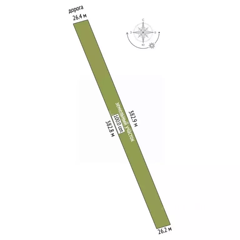 Участок в Крым, Ленинский район, с. Калиновка ул. Шевченко (100.0 ... - Фото 2