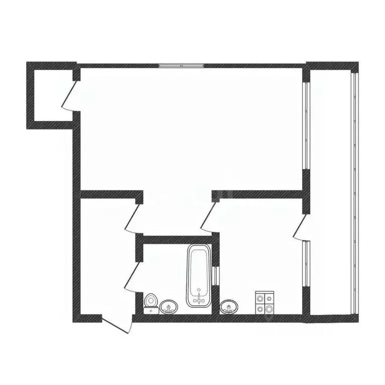1-к кв. Воронежская область, Нововоронеж ул. Мира, 18 (31.7 м) - Фото 1