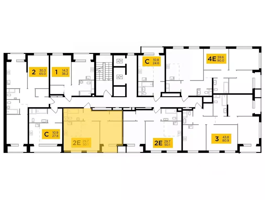 2-к кв. Москва Филатов Луг жилой комплекс, к5 (50.1 м) - Фото 0