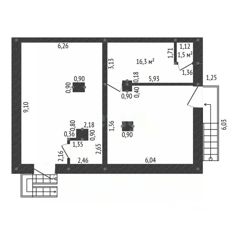 Помещение свободного назначения в Башкортостан, Уфа просп. Октября, 9 ... - Фото 1