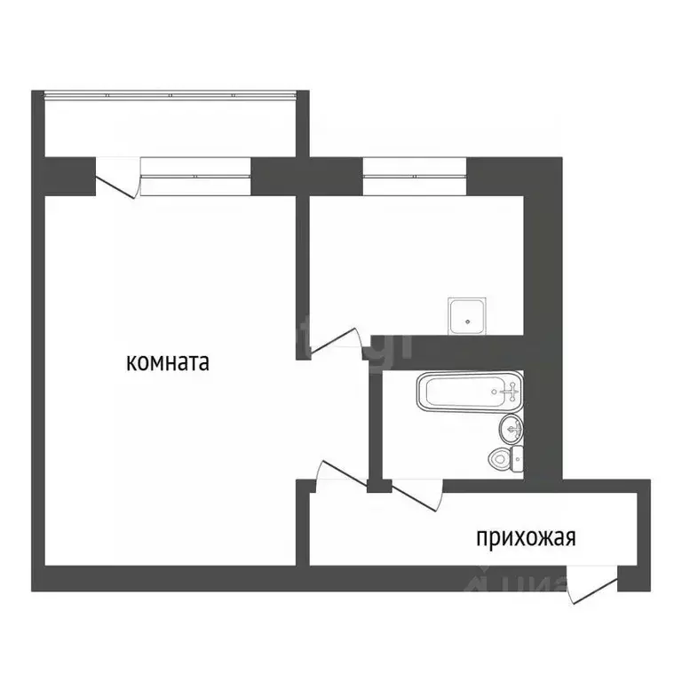 1-к кв. Красноярский край, Красноярск имени газеты Красноярский ... - Фото 2