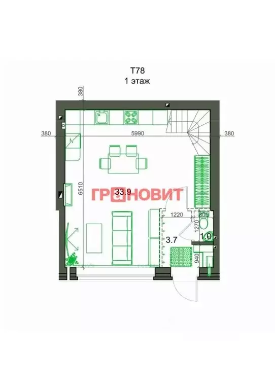 Дом в Новосибирская область, Новосибирский район, Станционный ... - Фото 1