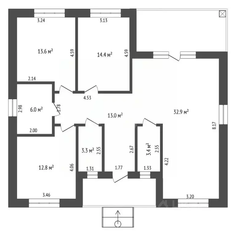 Дом в Ростовская область, Неклиновский район, с. Новобессергеневка ул. ... - Фото 2