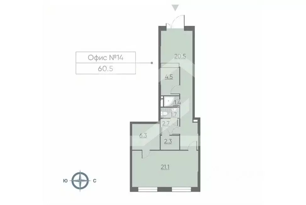 Помещение свободного назначения в Москва Производственная ул., 19к1 ... - Фото 2