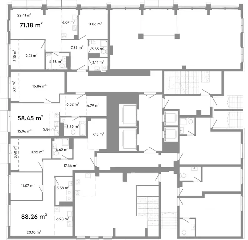 2-к кв. Челябинская область, Челябинск ул. Худякова, 18 (58.45 м) - Фото 1