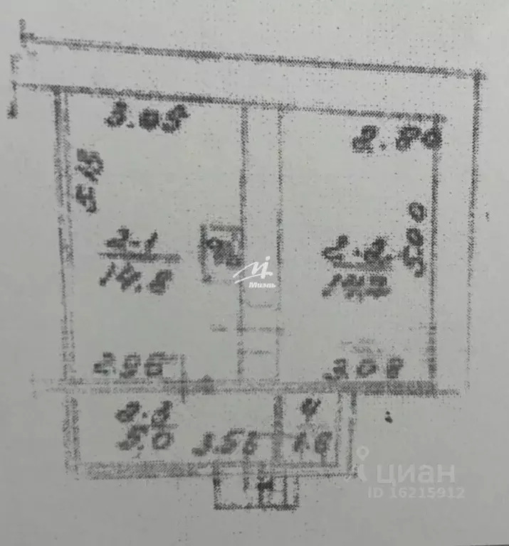 Дом в Крым, Ялта муниципальный округ, Гаспра пгт ул. Школьная, 18 (85 ... - Фото 2