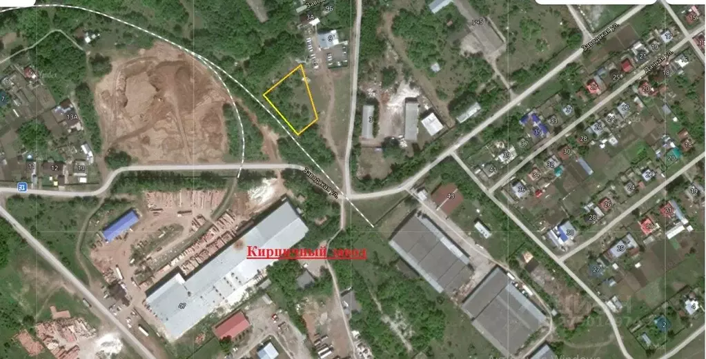 Участок в Самарская область, с. Кинель-Черкассы ул. Заводская, 9 (30.0 ... - Фото 1