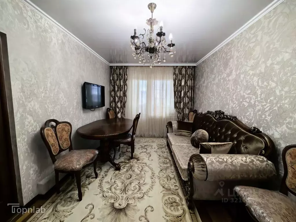 2-к кв. Кабардино-Балкария, Нарткала Урванский район, ул. Ленина (55.7 ... - Фото 1