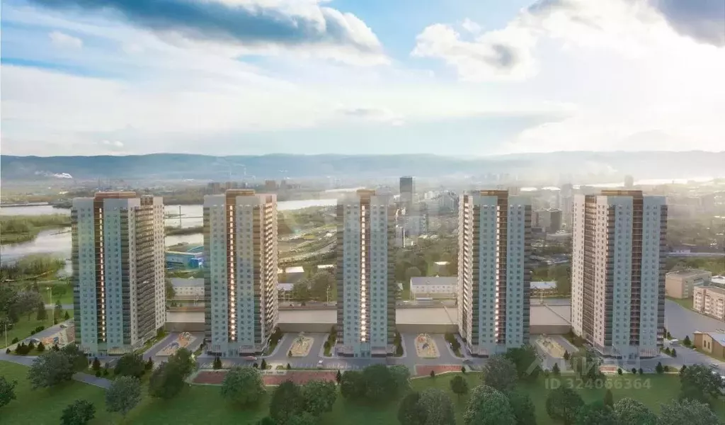 Студия Красноярский край, Красноярск Дудинская ул., 2Е (28.2 м) - Фото 1