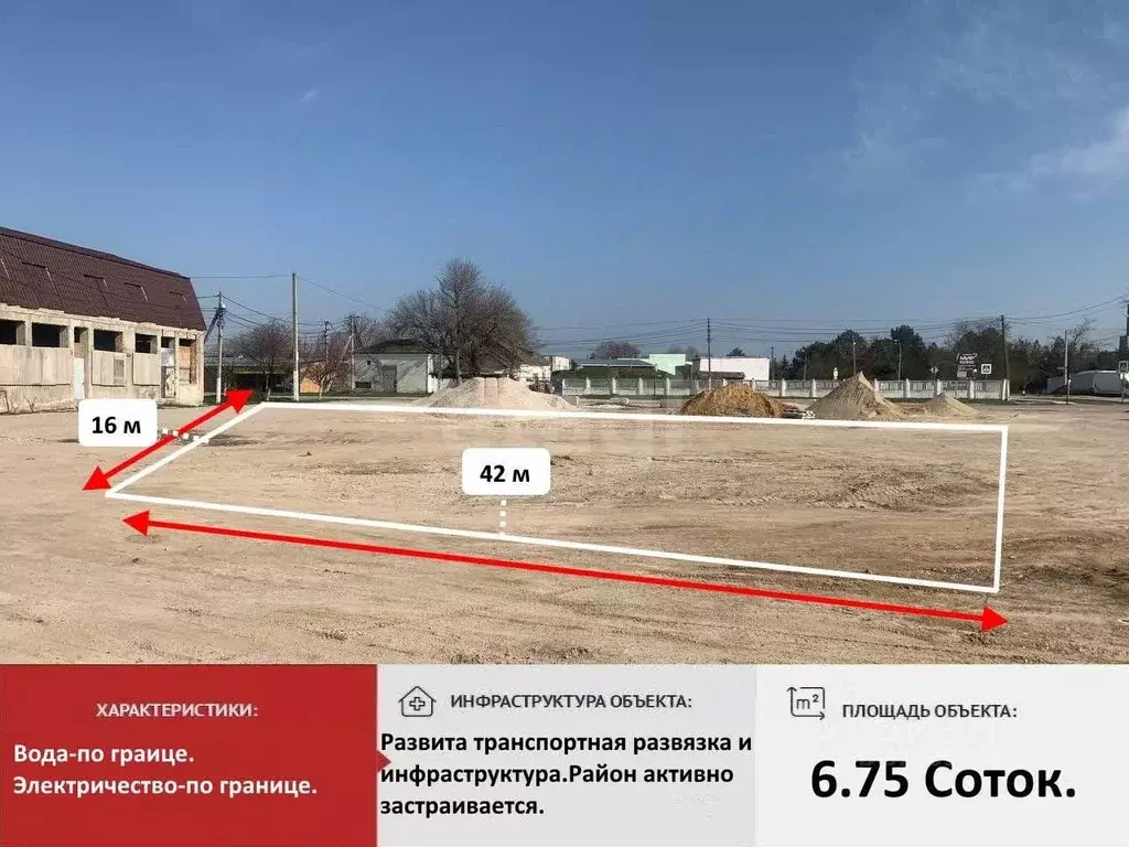 Участок в Крым, Красногвардейский район, с. Петровка ул. Дальняя (6.75 ... - Фото 1